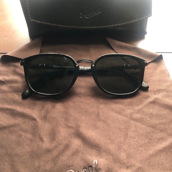 Persol Elio 3333S 95/31 Sunglasses - US Persol black sunglasses